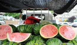 卖西瓜给人免费吃瓜,西瓜飘香，共享夏日清凉时光